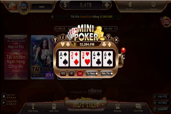 Poker Sunwin - Chinh Phục Đỉnh Cao Bài Bạc Trực Tuyến